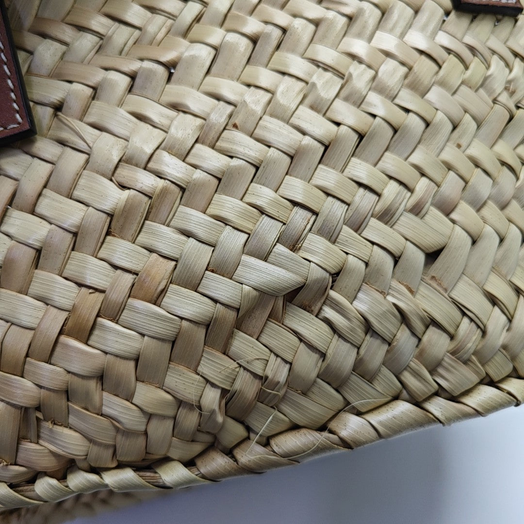 Basket Small Straw Beige