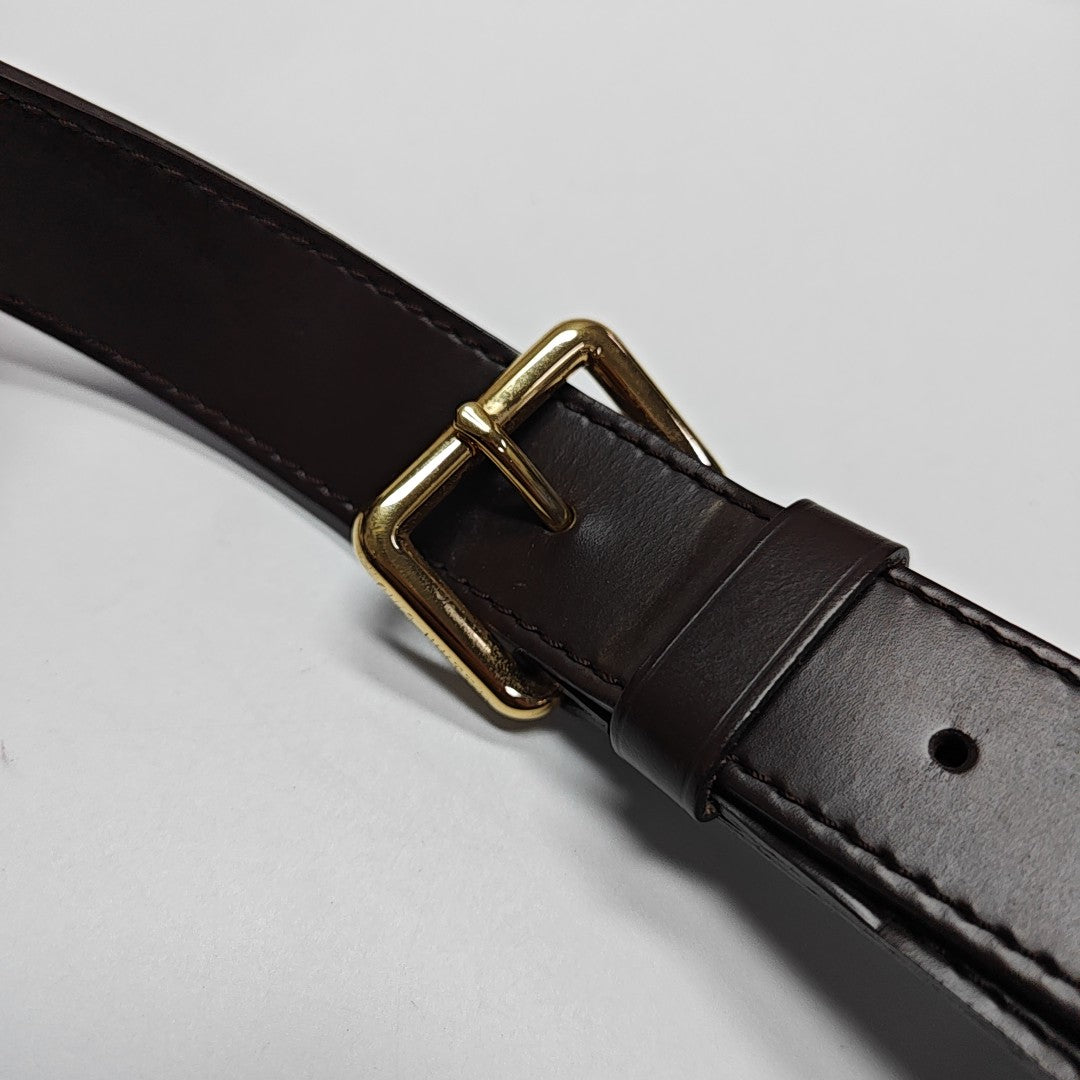 VINTAGE THAMES Damier Ebene Coated Canvas Brown