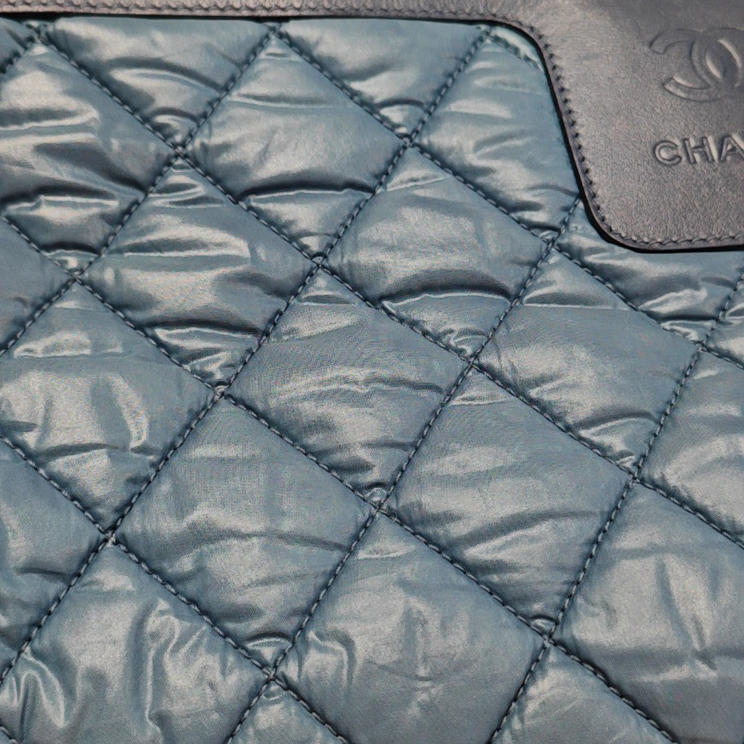 COCO COCOON Quilted Nylon Blue