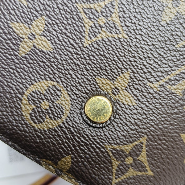 MONTAIGNE BB Monogram Coated Canvas Brown