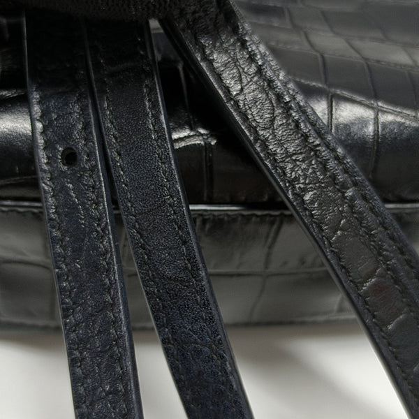 Calfskin Shoulder Bag Black