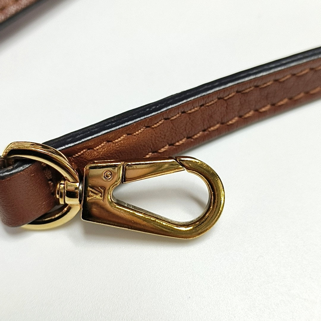 LOCKY BB Monogram Coated Canvas Brown