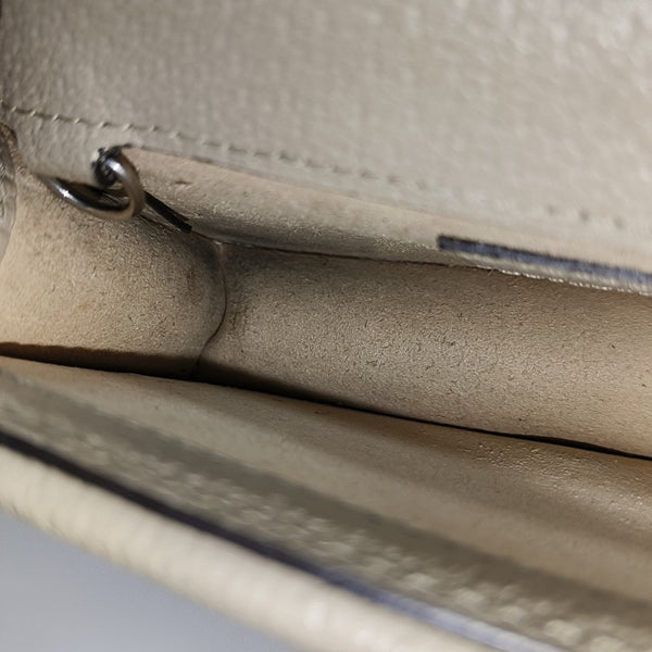 Dionysus Super Mini Monogram Coated Canvas Beige
