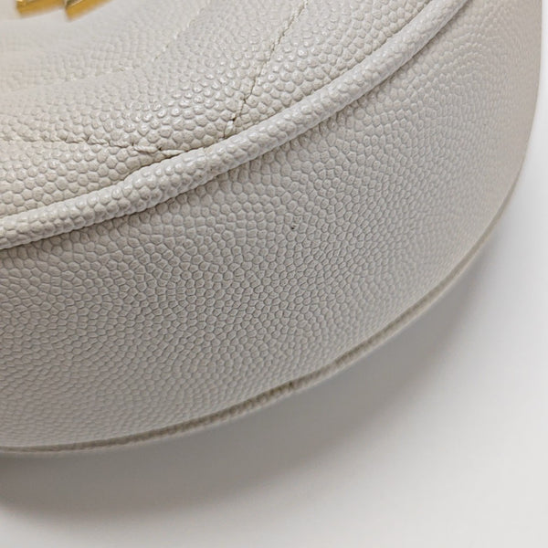 VINYLE Quilted Calfskin White