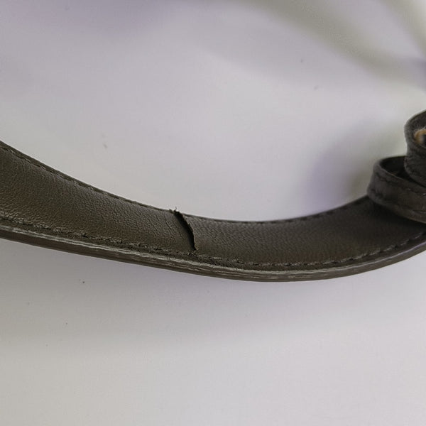 Lambskin Top Handle Bag Gray