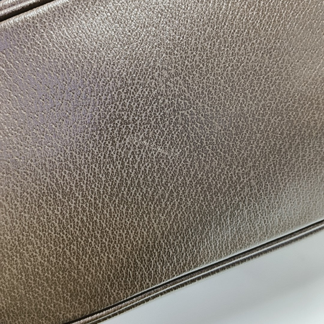Monogram Coated Canvas Top Handle Bag Beige