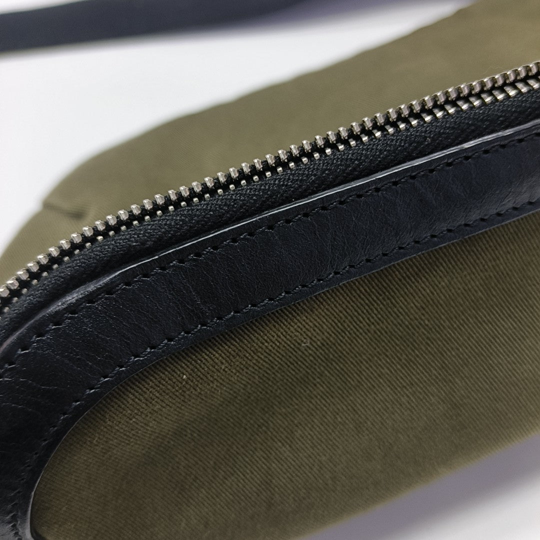 Fabric Belt Bag Green