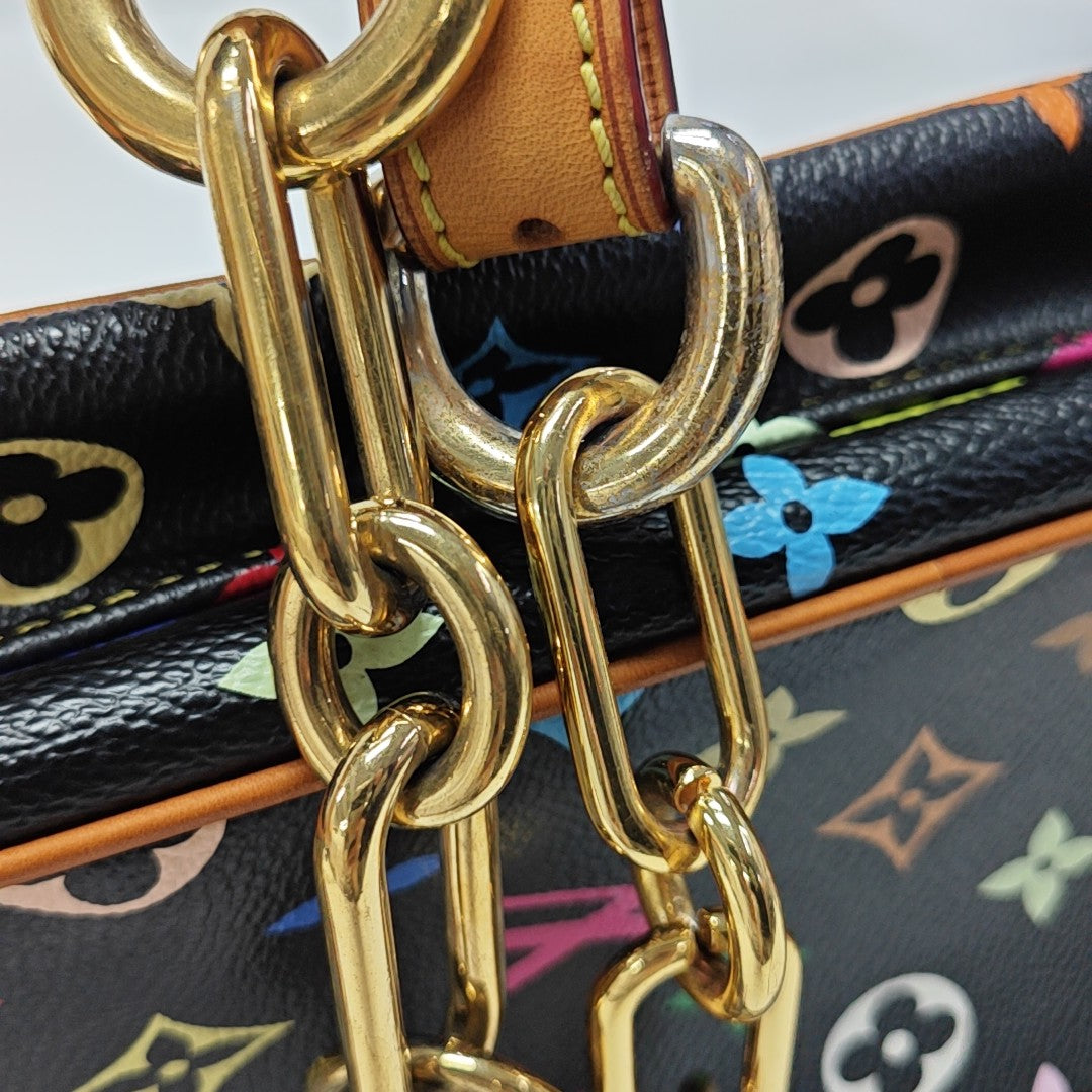 LV × TM RITA Monogram Coated Canvas Black