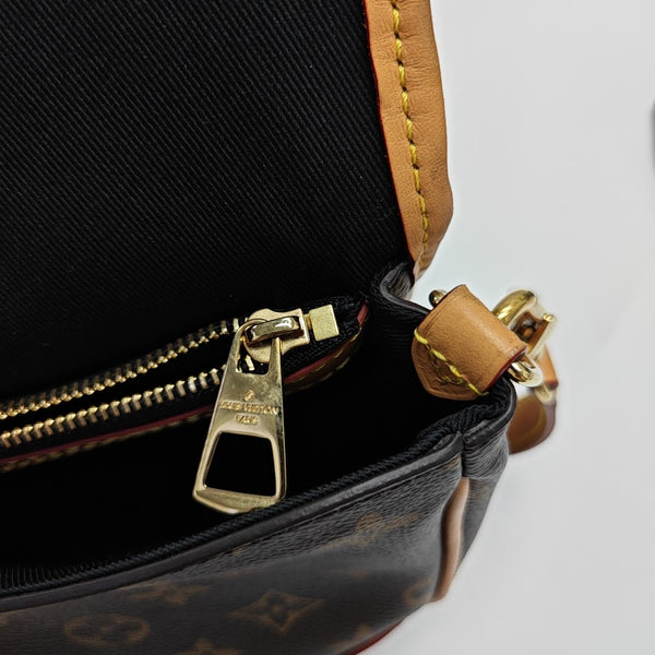 DIANE Monogram Coated Canvas Brown