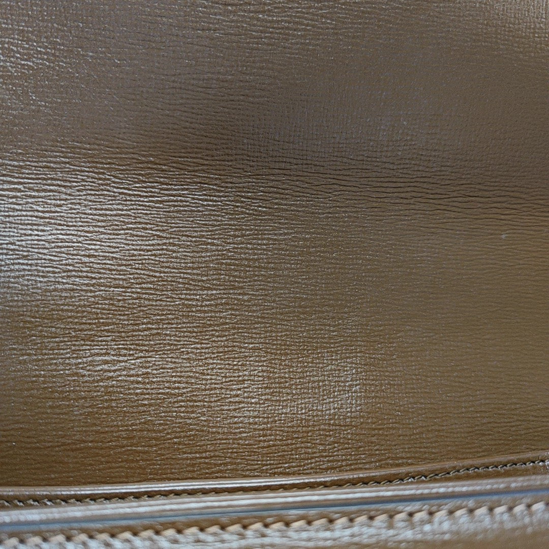 Horsebit 1955 Medium Monogram Coated Canvas Beige