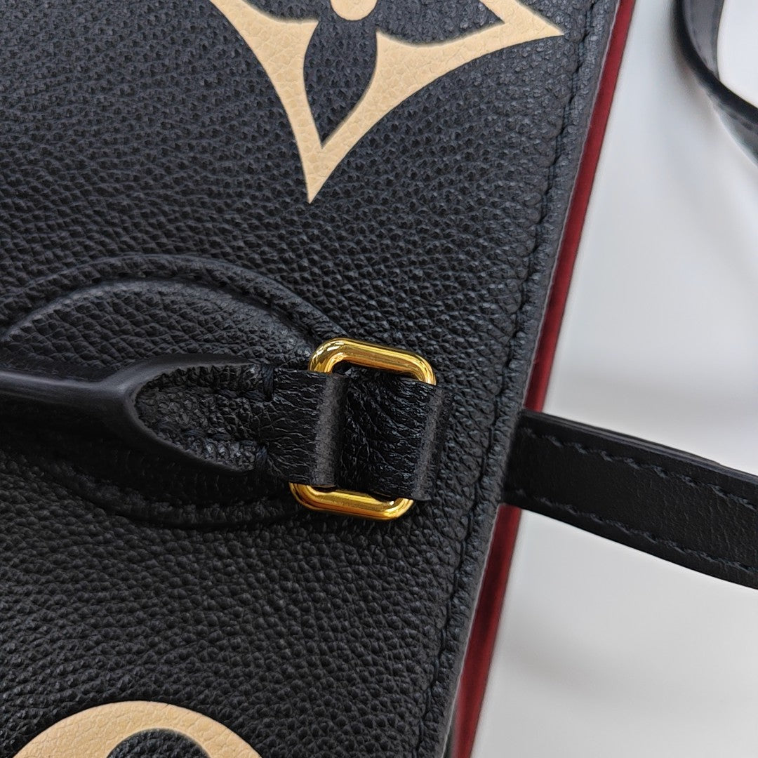 ONTHEGO MM Monogram Calfskin Black