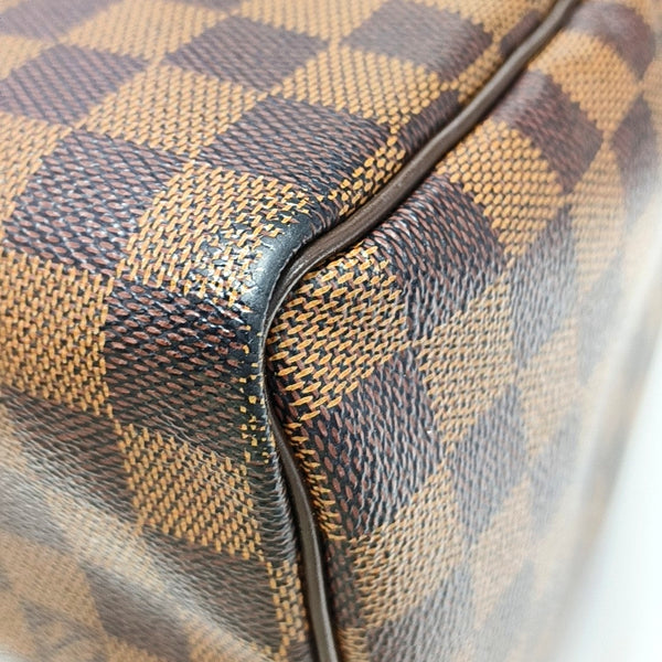 SPEEDY 25 Damier Ebene Coated Canvas Brown