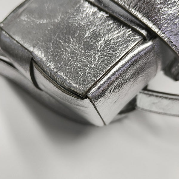 Cassette Mini Calfskin Silver