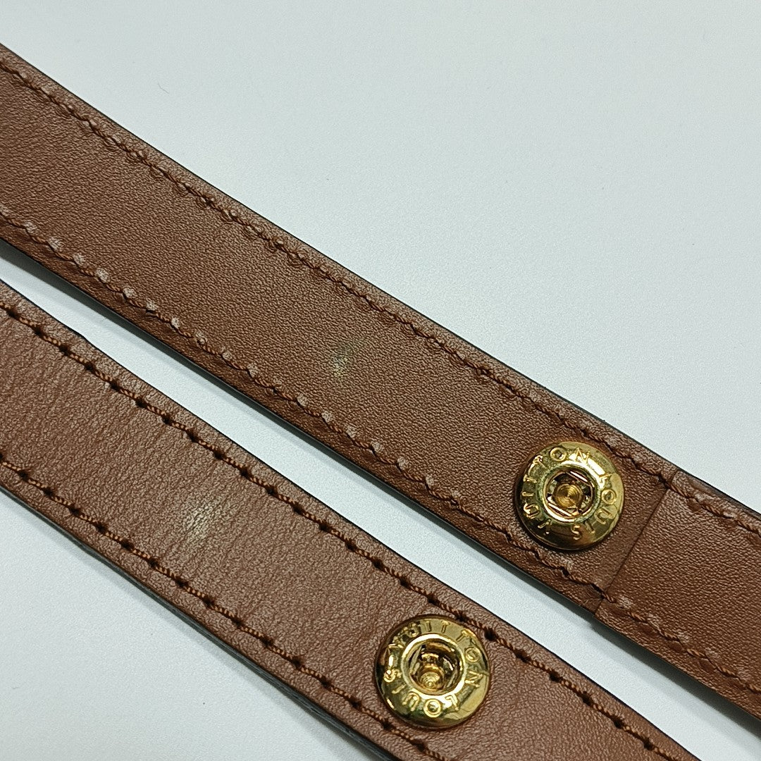 DAUPHINE MM Monogram Coated Canvas Brown