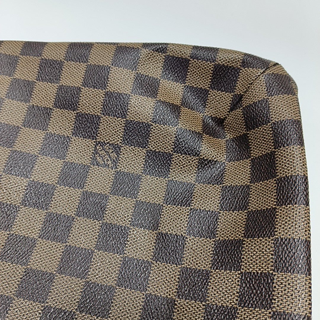 MUSETTE TANGO Damier Ebene Coated Canvas Brown