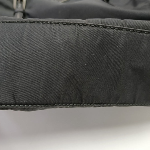 Nylon Shoulder Bag Black
