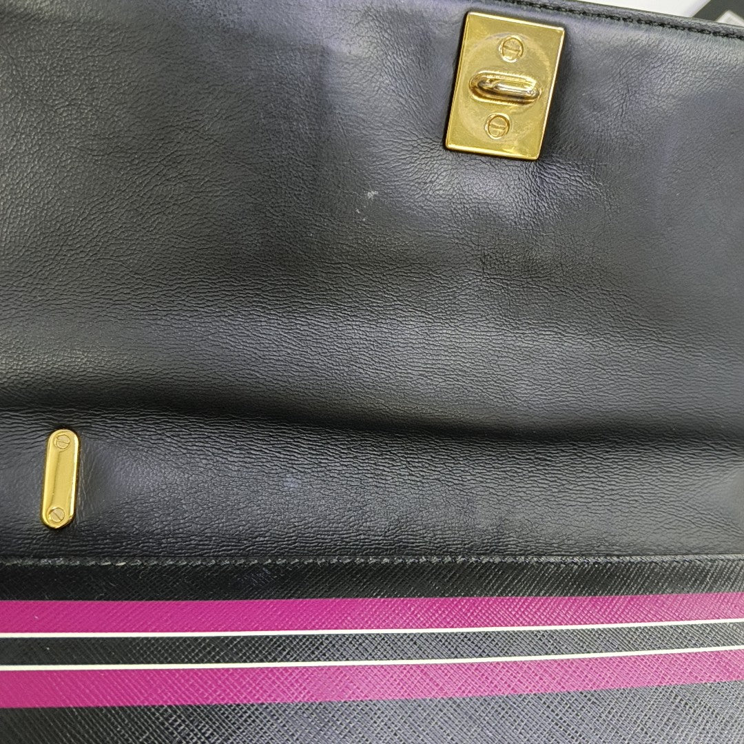 Calfskin Shoulder Bag Black