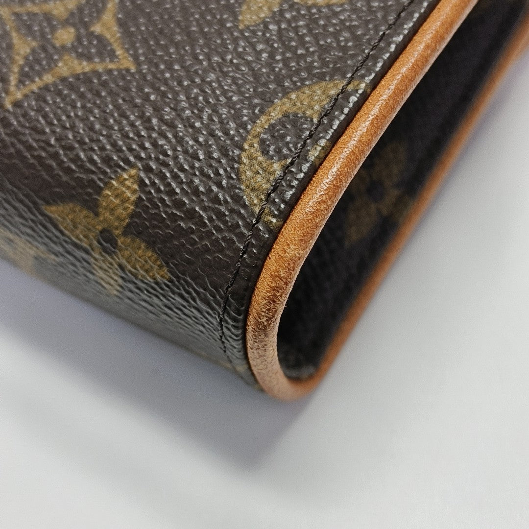 Monogram Coated Canvas Belt Bag Brown