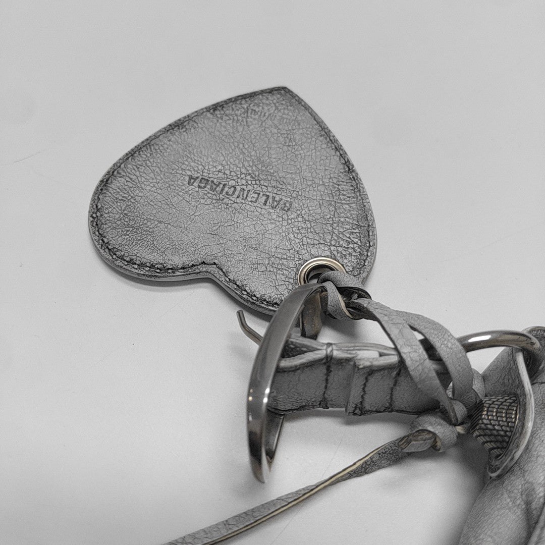 Le Cagole Mini Lambskin Silver