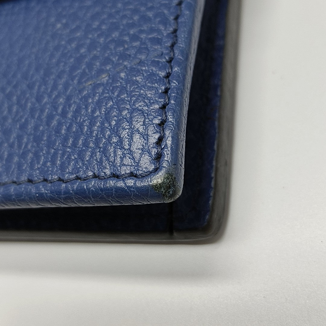 Interlocking G Small Calfskin Blue