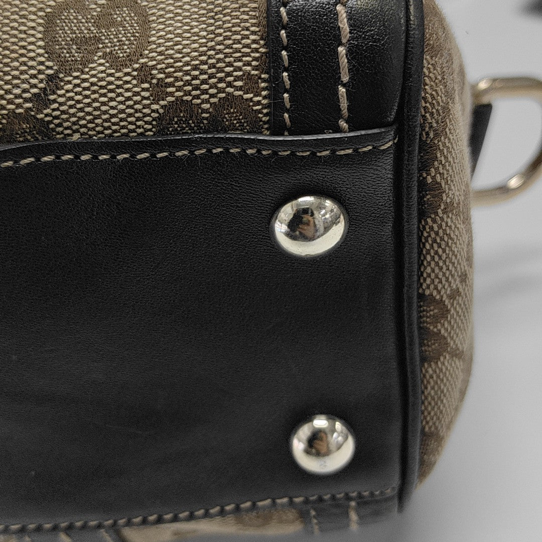 Hysteria Monogram Coated Canvas Brown