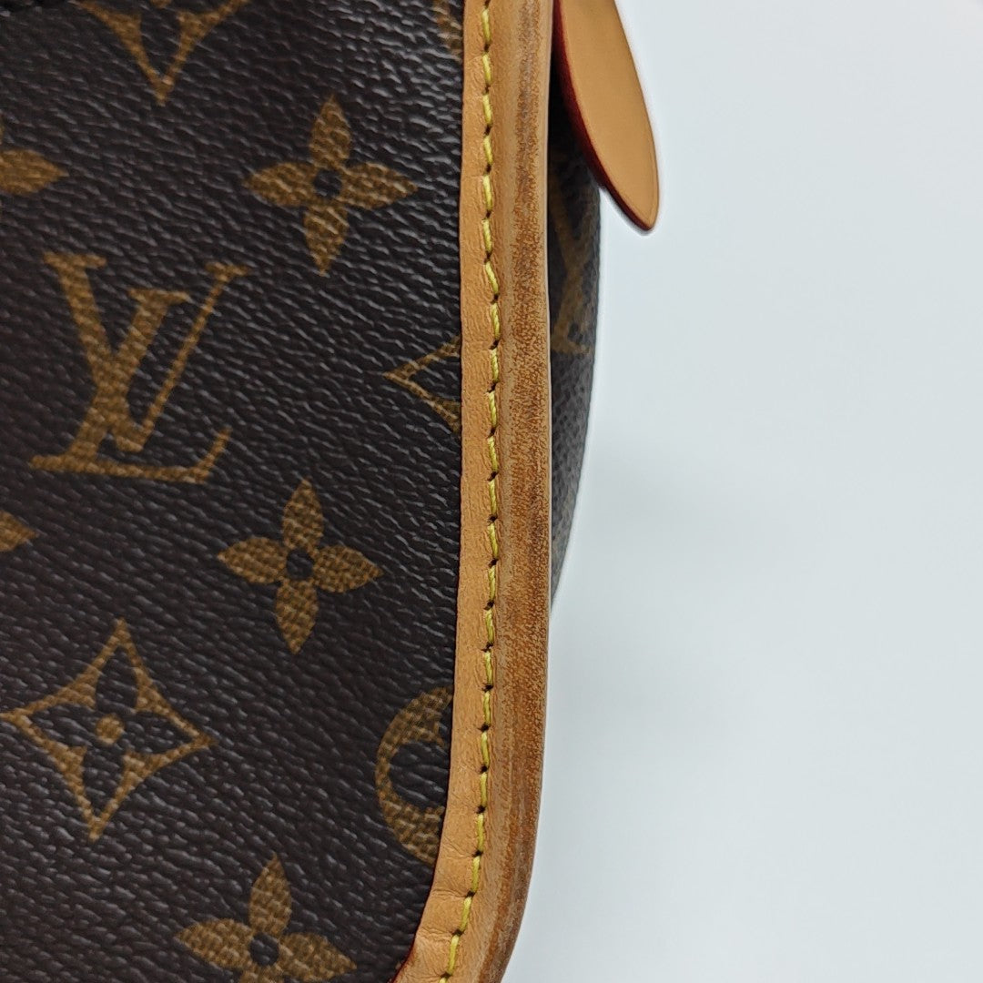 DIANE Monogram Coated Canvas Brown