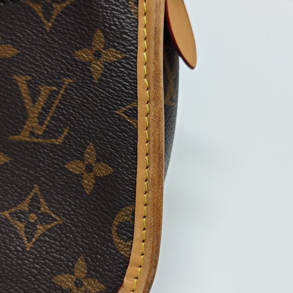 DIANE Monogram Coated Canvas Brown