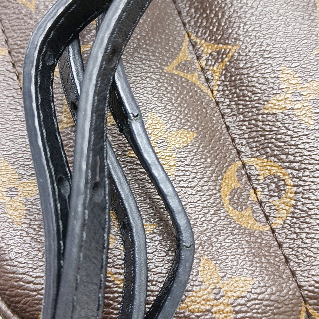 PALM SPRINGS Mini Monogram Coated Canvas Brown