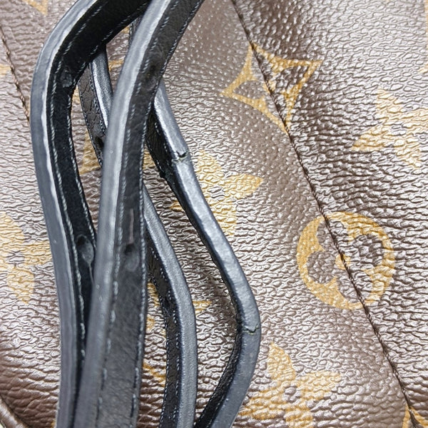 PALM SPRINGS Mini Monogram Coated Canvas Brown