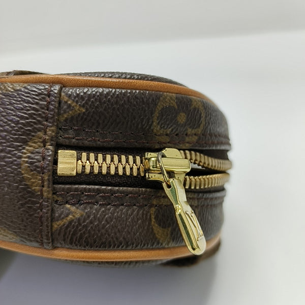 GANGE Monogram Coated Canvas Brown