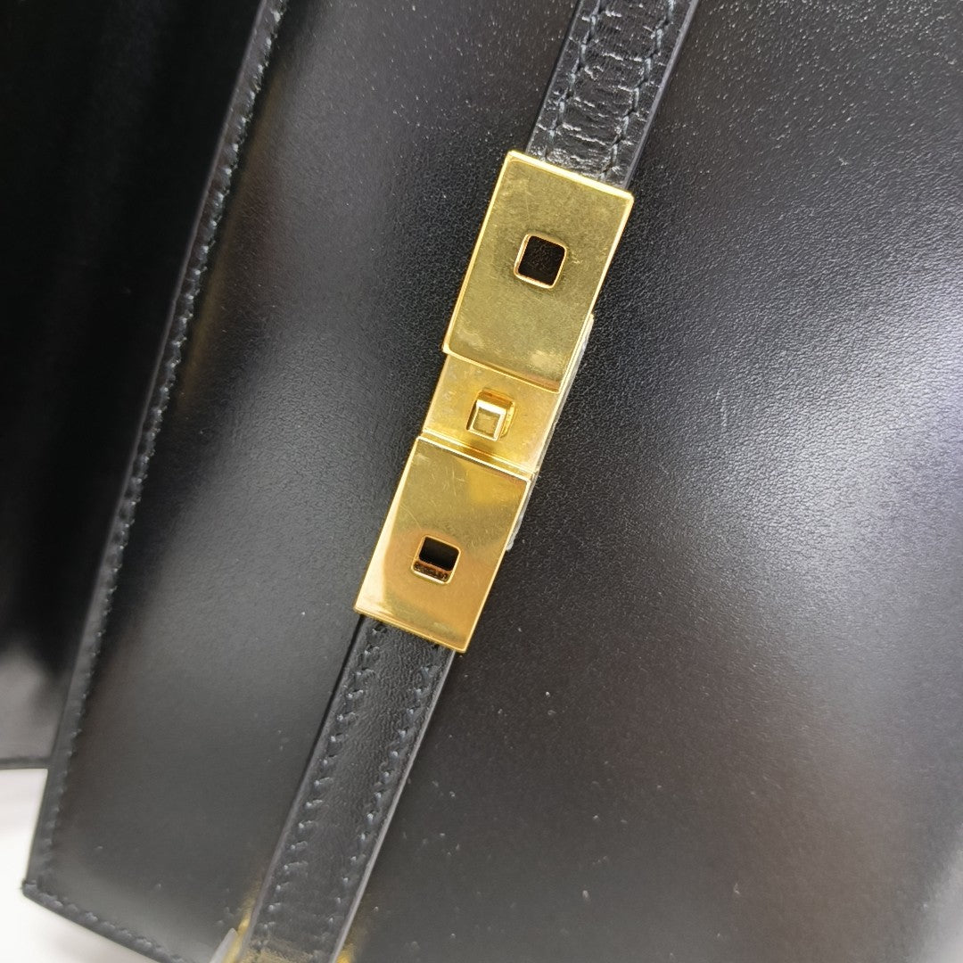 MANHATTAN Mini Calfskin Black