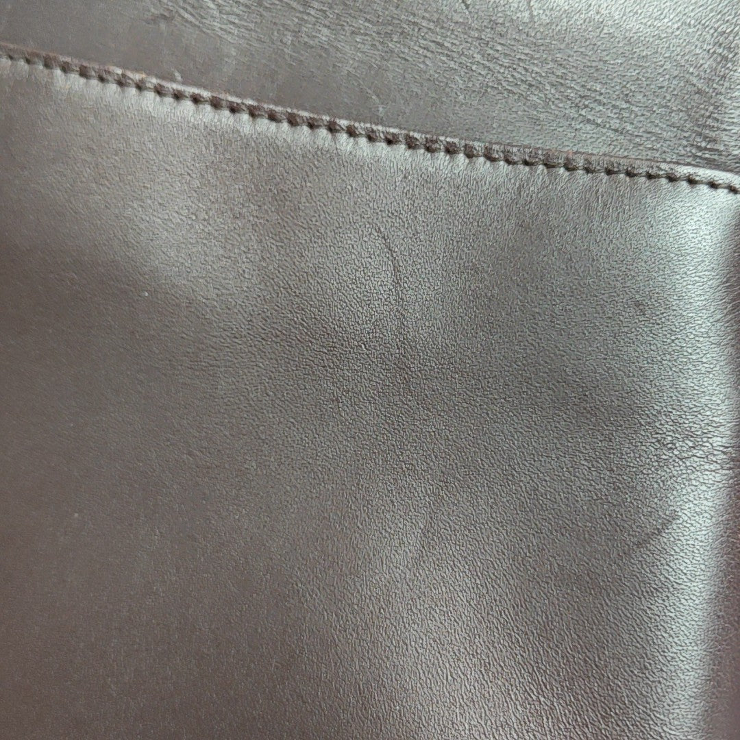 Calfskin Shoulder Bag Brown