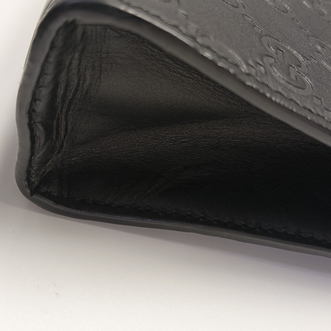 Signature Monogram Calfskin Black