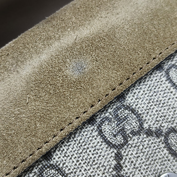 Dionysus Super Mini Monogram Coated Canvas Beige