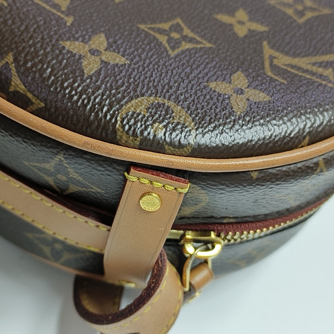 BOITE CHAPEAU PM Monogram Coated Canvas Brown