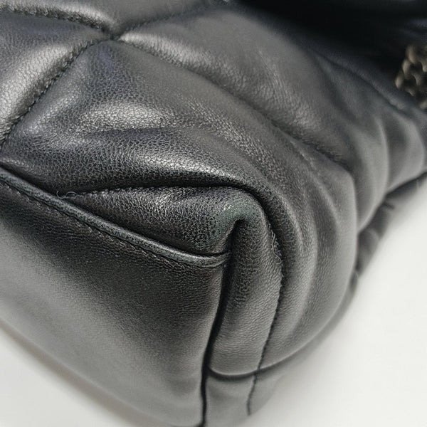 PUFFER Small Quilted Lambskin Black