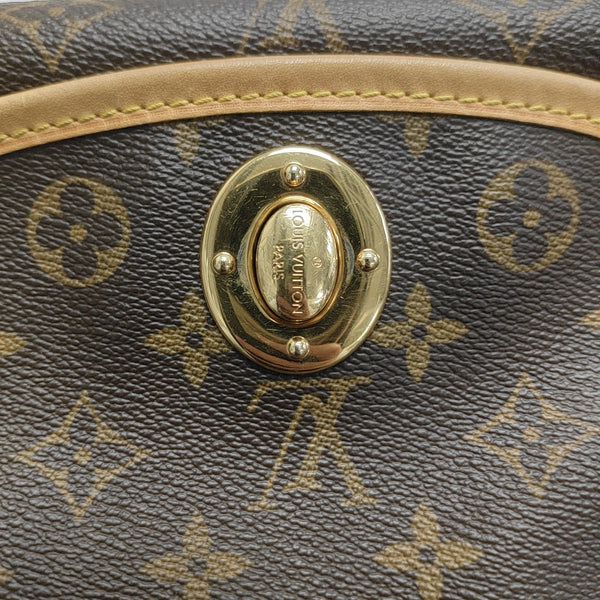 TULUM PM Monogram Coated Canvas Brown