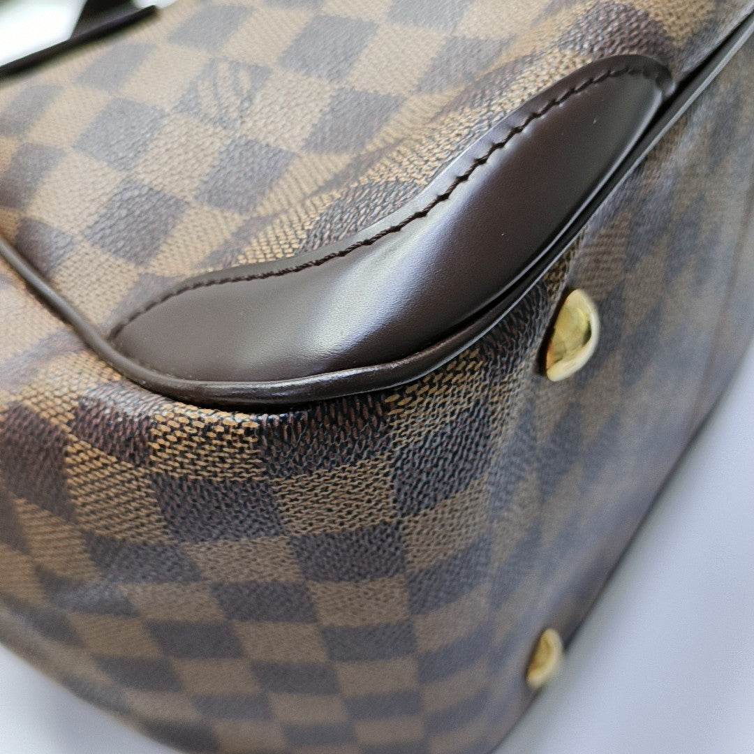 VERONA MM Damier Ebene Coated Canvas Brown