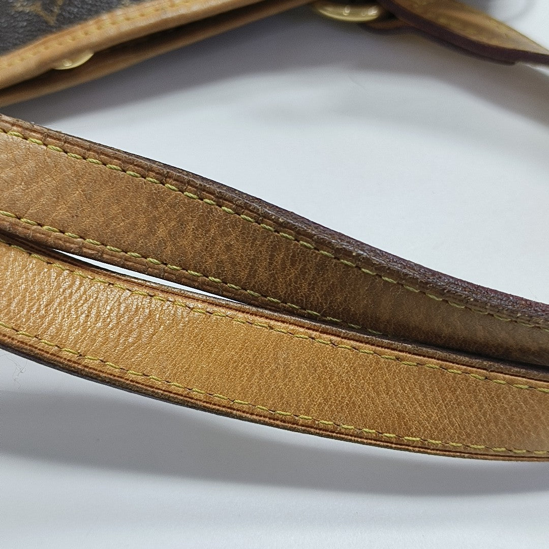 BATIGNOLLES MM Monogram Coated Canvas Brown