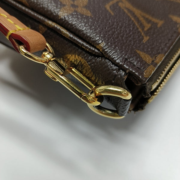 POCHETTE ACCESSOIRES GM Monogram Coated Canvas Brown