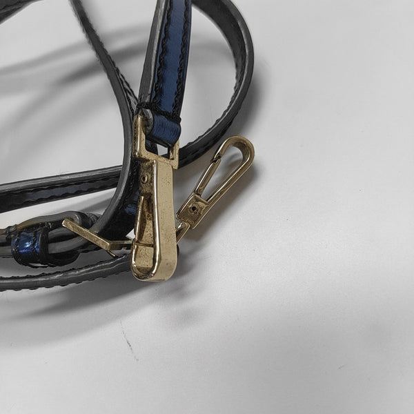 Calfskin Shoulder Bag Blue