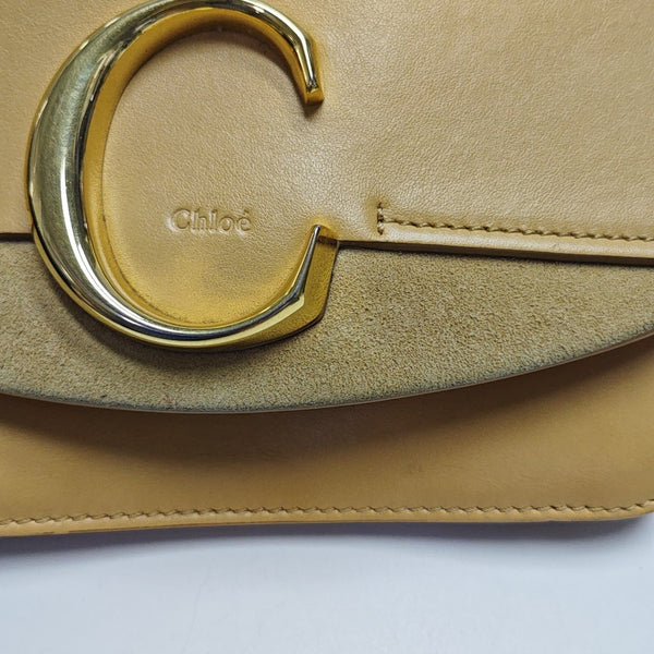 Chloé C Small Calfskin Brown