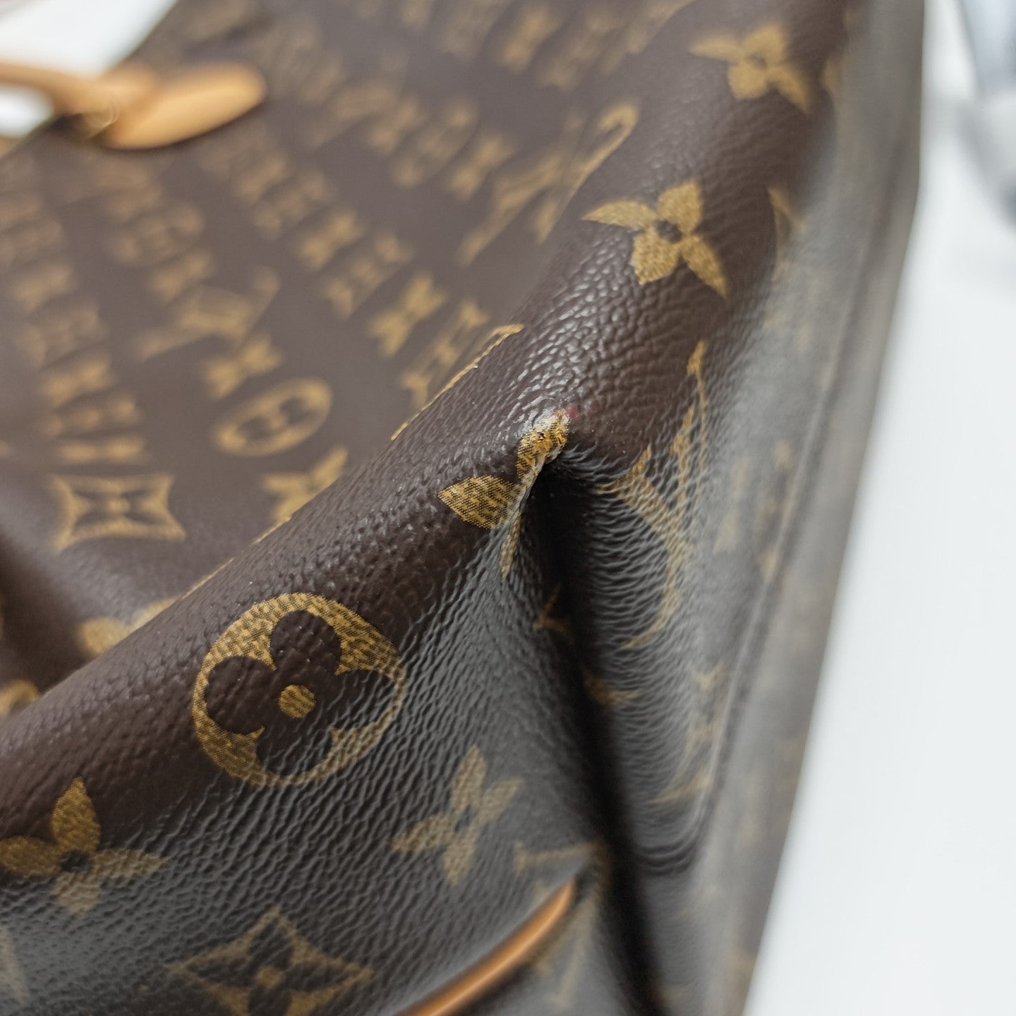 TURENNE MM Monogram Coated Canvas Brown
