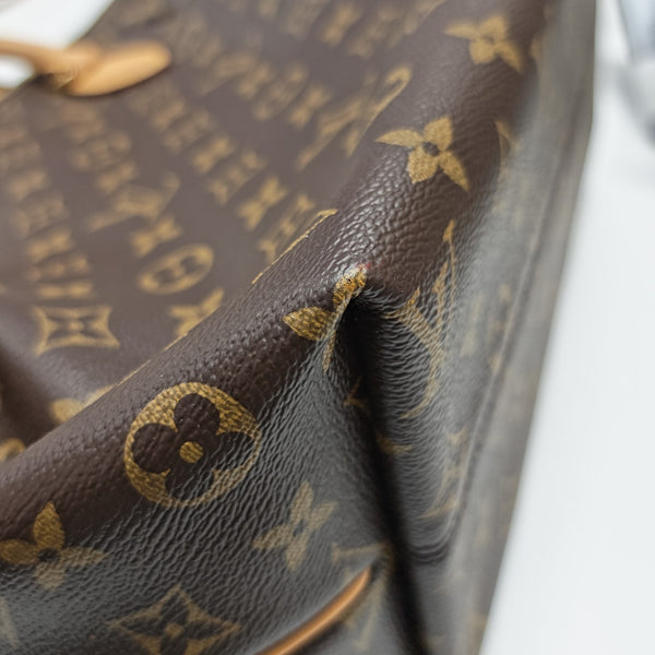 TURENNE MM Monogram Coated Canvas Brown