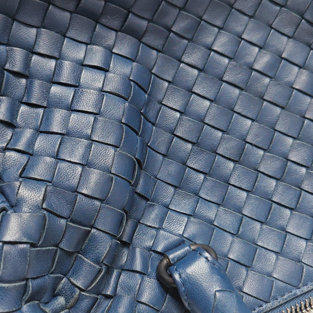 Lambskin Shoulder Bag Blue