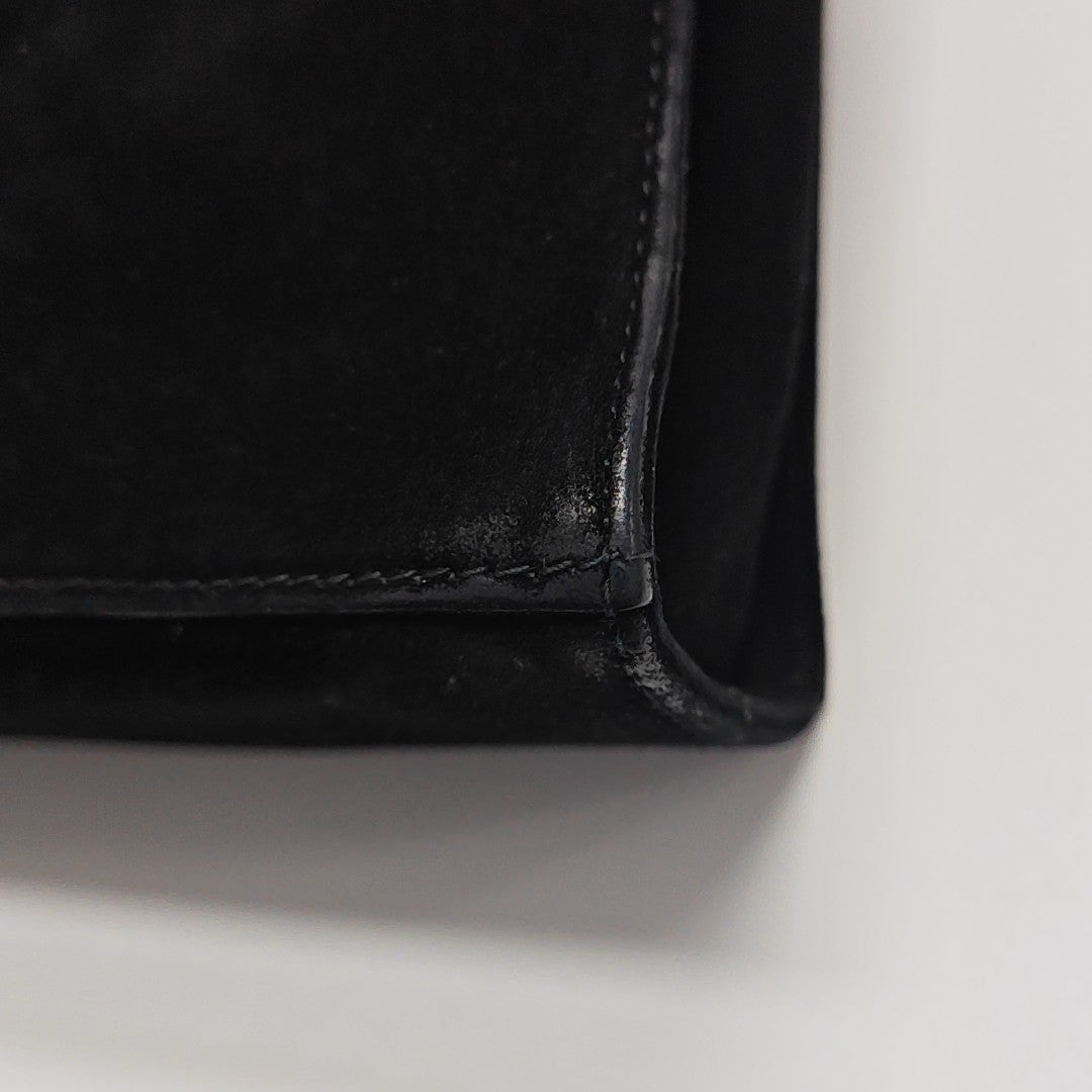 Suede Shoulder Bag Black