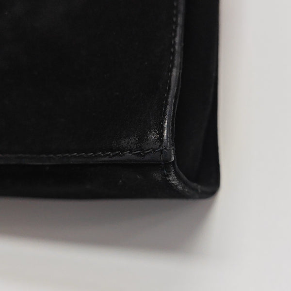Suede Shoulder Bag Black