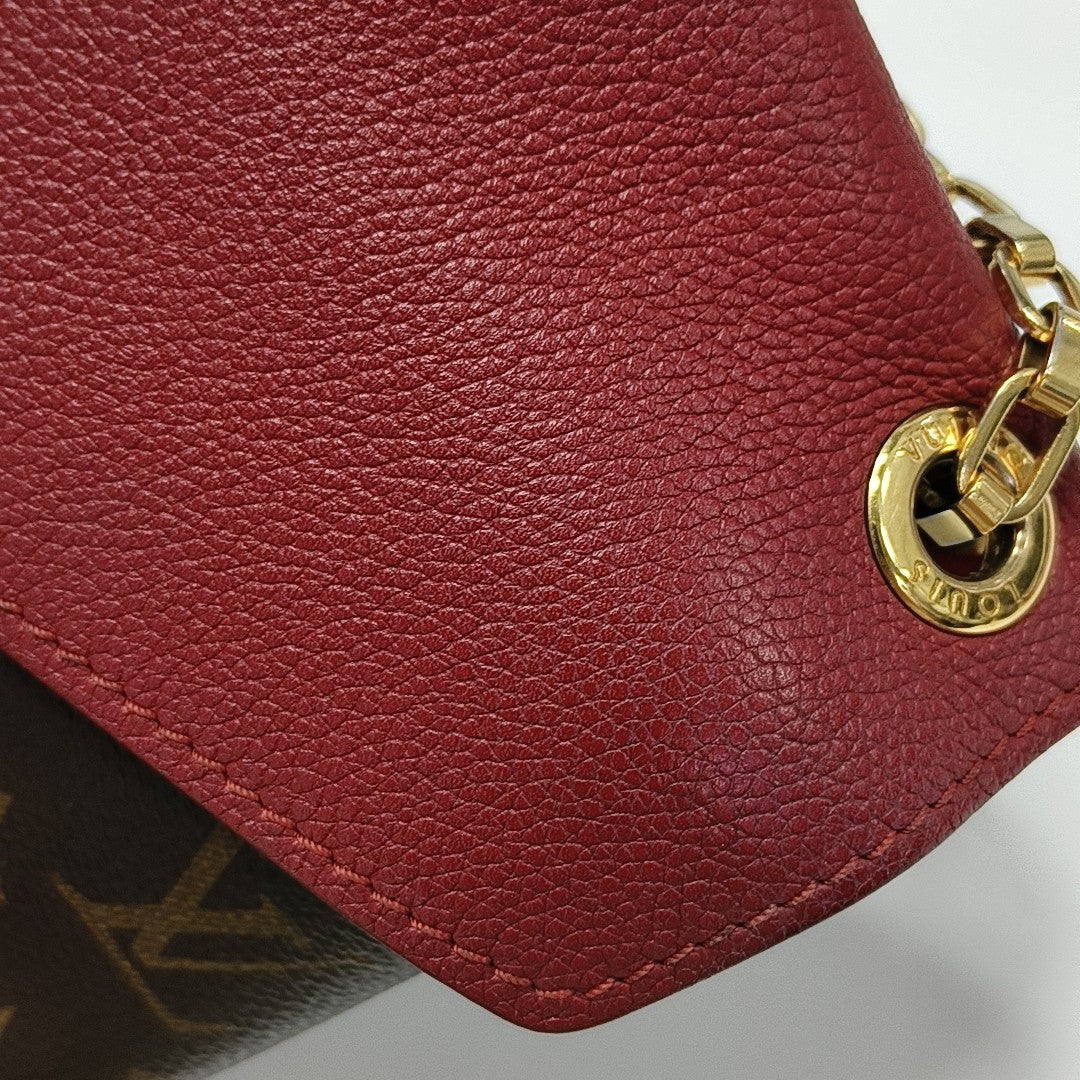 PALLAS BB Monogram Coated Canvas Brown