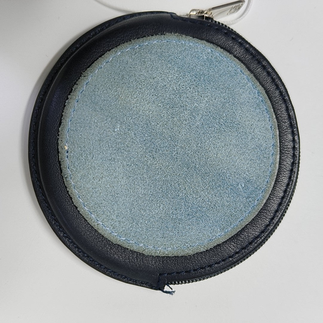 Charms Suede Blue Coin Purse