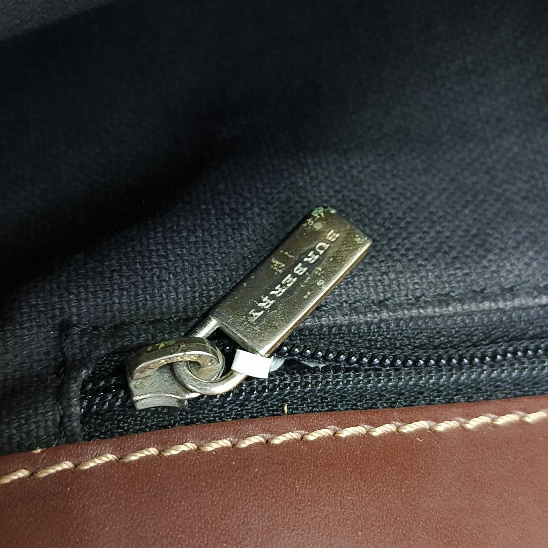 Coated Canvas Tote Bag Beige